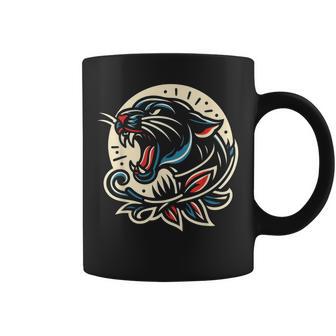 Panther トラディショナル タトゥー アーティスト インク入り タトゥー入り コーヒーマグ - Kawaiitshirt