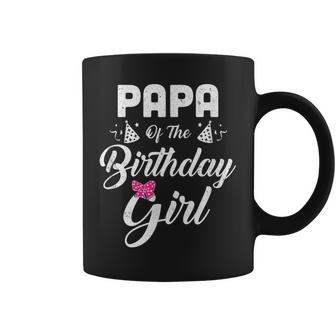 Papa Of The Birthday Girl Granddaughter Matching Family Coffee Mug - Thegiftio UK