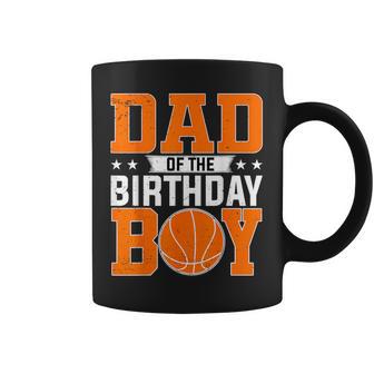Papá Del Cumpleaños Niño Baloncesto Padre Papá Fiesta De Cumpleaños Taza de café - Regaloses