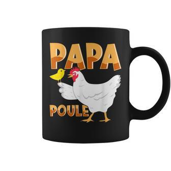 Papa Poule Fête Des Pères Père Humour Papy Drôle Tasse - Cadeauxyz