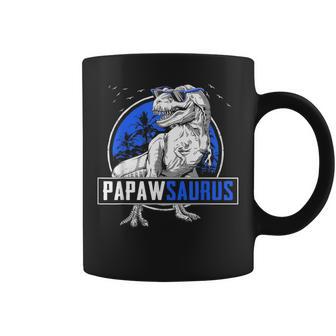Papawsaurus T-Rex Papaw Saurus Dinosaur Family Matching Coffee Mug - Thegiftio UK