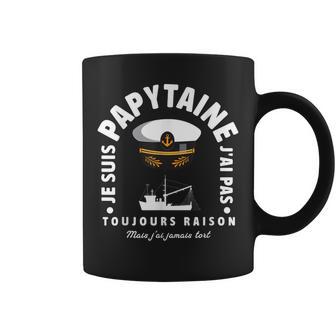 Papy Capitaine Bateau Navire Marin Humour Grand-Père Tasse - Cadeauxyz