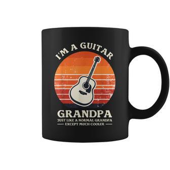 Papy Guitariste Guitare Acoustique Musique Musicien Tasse - Cadeauxyz
