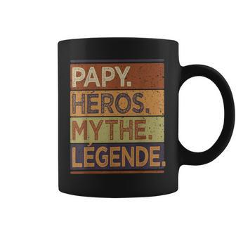 Papy Héros Mythe Légende Fete Des Grands Peres Papy Tasse - Cadeauxyz