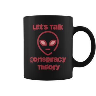 Parlons De La Théorie Du Complot Alien Head Tasse - Cadeauxyz