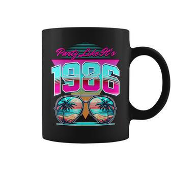 Party Like It's 1986 Thèmeintage Années 80 Tasse - Cadeauxyz