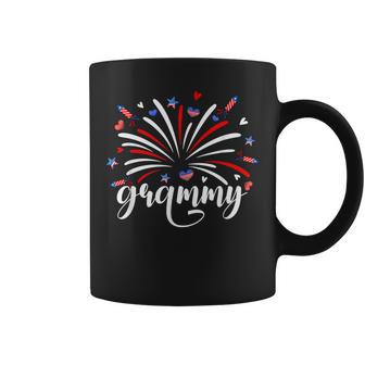 Patriotic 4Th Of July Grammy Fireworks Little Firecracker Coffee Mug - Thegiftio UK