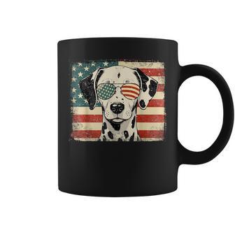 Patriotic Dalmatian Dog Lover Usa Flag 4Th Of July Coffee Mug - Thegiftio UK