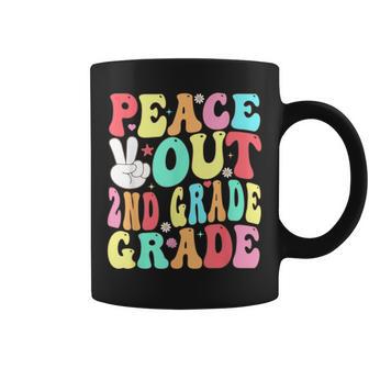 Peace Out 2Nd Grade Graduation Last Day Of School Teacher Coffee Mug - Monsterry