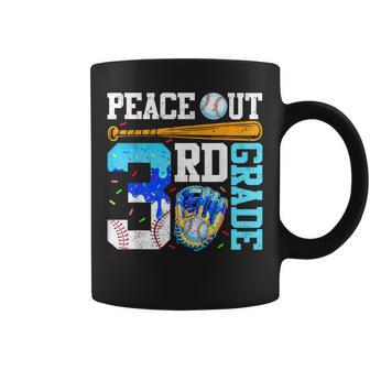 Peace Out 3Rd Grade Third Baseball Graduation Last Day Boy Coffee Mug - Thegiftio UK