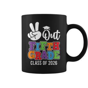 Peace Out 5Th Grade 2026 Fifth Grade Grad Elementary School Coffee Mug | Mazezy