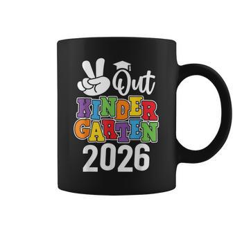 Peace Out Kindergarten Nailed It 2026 Kindergarten Grad Coffee Mug - Monsterry