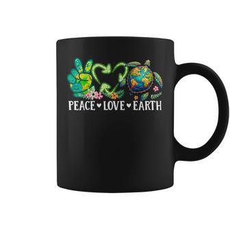 Peace Love Earth Day Everyday Love Earth Environmentalist Coffee Mug - Thegiftio UK