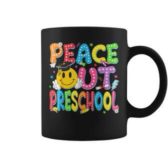 Peace Out Preschool Student Graduation Last Day Of School Coffee Mug - Monsterry