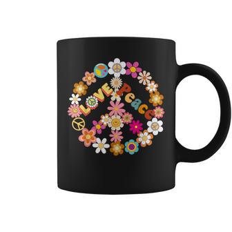 Peace Sign Love 60 S 70 S 70S Outfits For Women Coffee Mug - Monsterry