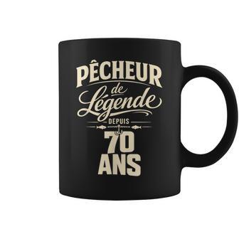 Pêcheur De Légende 70 Ans Homme Cadeau Anniversaire Pêche Tasse - Cadeauxyz