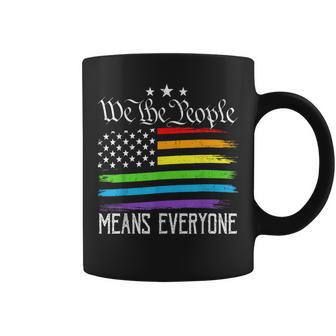 We The People Pride Gay Lgbt Flag Idea Coffee Mug | Mazezy