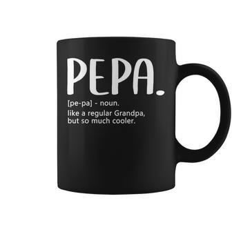Pepa For Fathers Day Idea Regular Grandpa Pepa Coffee Mug - Thegiftio UK