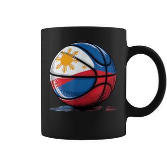 Philippines Filipino Flag Day Basketball Basket Ball Coffee Mug | Mazezy