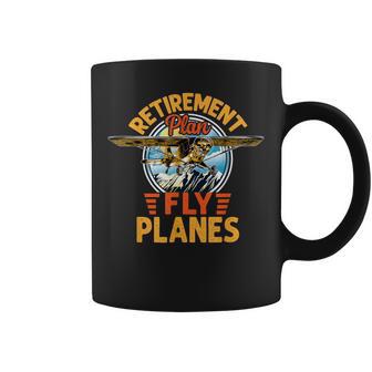 Pilot Retirement Father's Day Grandpa Aircraft Airplane Coffee Mug - Thegiftio UK