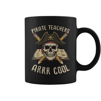 Pirate Teachers Arrr Cool Humor Halloween Women Coffee Mug - Thegiftio UK