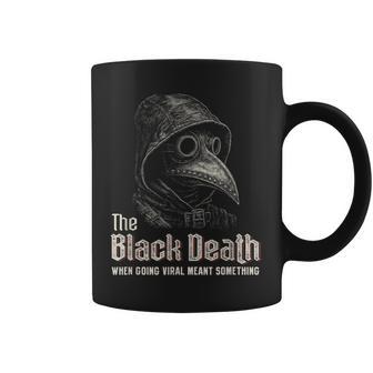 Plague Doctor Humor When Black Death Become Viral Gothic Coffee Mug - Thegiftio UK