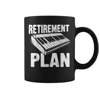 Plan De Retraite Piano Clavier Drôle Musicien Retraité Tasse - Cadeauxyz
