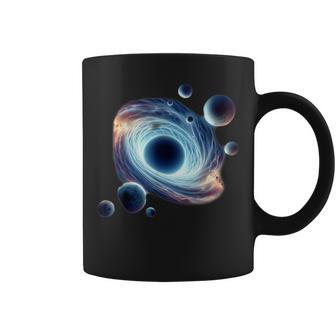 Planetas En Agujero De Gusano En Puente Y Agujero Blanco Taza de café - Regaloses