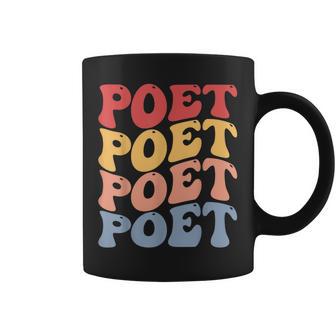 Poeta Groovy Poesía Escritor Poeta Taza de café - Regaloses
