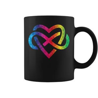 Poliamore Inifinite Cuore Arcobaleno Tazze - Novitaregali