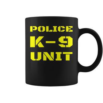 Police K-9ユニット ドッグハンドラー オンデューティー K9 チームオフィサー タクティカル コーヒーマグ - Kawaiitshirt