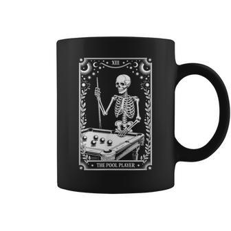 The Pool Player Tarot Card Billiards Lover Coffee Mug - Thegiftio