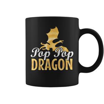 Pop Pop Dragon Lover Father's Day Coffee Mug - Thegiftio UK