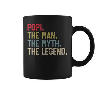 Popi The Man The Myth The Legend Father's Day For Grandpa Coffee Mug - Thegiftio