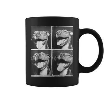 Positive Selfie Pitbull Dog Face Coffee Mug - Thegiftio UK