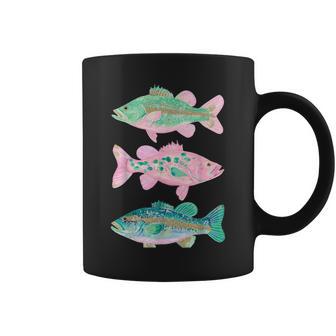 Preppy Fish Bass Coastal Beach Summer Coffee Mug - Thegiftio UK