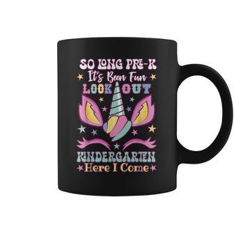 Preschool Graduation So Long Prek Hello Kindergarten Unicorn Coffee Mug - Thegiftio UK
