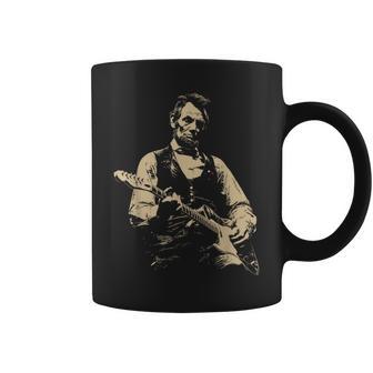 President Abraham Lincoln Abe Lincoln Playing Guitar Coffee Mug | Mazezy