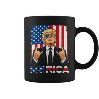 President Sunglasses 4Th Of July Independence Patriotic Usa Coffee Mug - Thegiftio UK