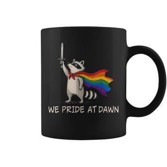 We Pride At Dawn Raccoon Lgbt Support Pride Month Coffee Mug - Monsterry
