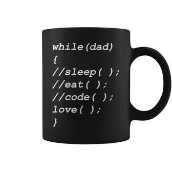 Programmer Dad Codificador De Ciencias Informáticas Taza de café - Regaloses