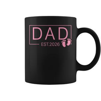 Promoted To Dad Est 2026 New Daddy Girl Baby Announcement Coffee Mug - Thegiftio UK