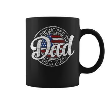 Promoted To Dad Est 2026 Stamp First Time Daddy To Be Coffee Mug - Thegiftio UK