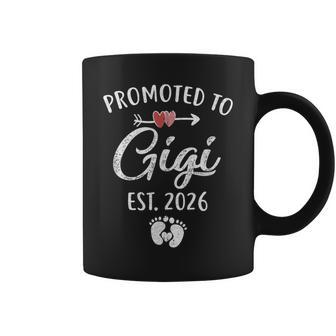 Promoted To Gigi Est 2026 First Time Coffee Mug - Thegiftio UK