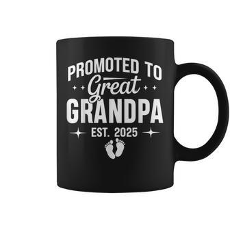 Promoted To Great Grandpa Est 2025 Coffee Mug - Thegiftio UK
