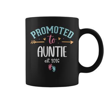 Promoted To Auntie 2026 First Time Aunt Est 2026 Aunty To Be コーヒーマグ - Kawaiitshirt