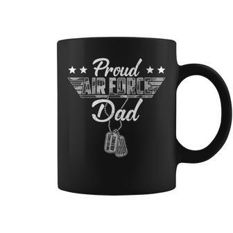 Proud Air Force Dad Camouflage Usaf Veteran Airman Coffee Mug - Thegiftio UK