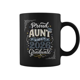 Proud Aunt Of A 2026 Graduate Senior Family Graduation Coffee Mug - Thegiftio UK