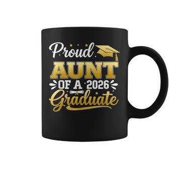 Proud Aunt Of A 2026 Graduate Senior 2026 Grad Family Coffee Mug - Thegiftio UK