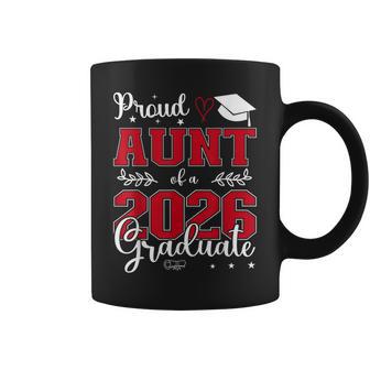 Proud Aunt Of A Class Of 2026 Graduate For Graduation Coffee Mug - Thegiftio UK